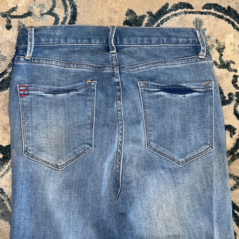 BDG Urban Outfitters Twig High Rise Skinny Jeans with dark wash side stripe 28W